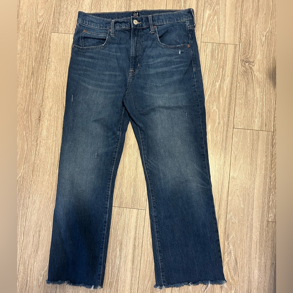 GAP 1969 Ankle Flare Jeans size 12/31R
